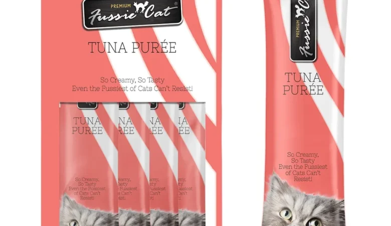 Fussie Cat Tuna Purée 4 count