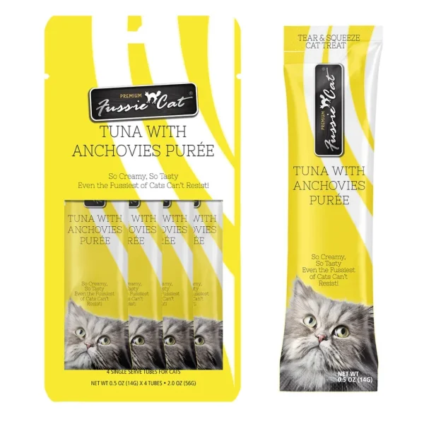Fussie Cat Tuna with Anchovies Purée 4 count