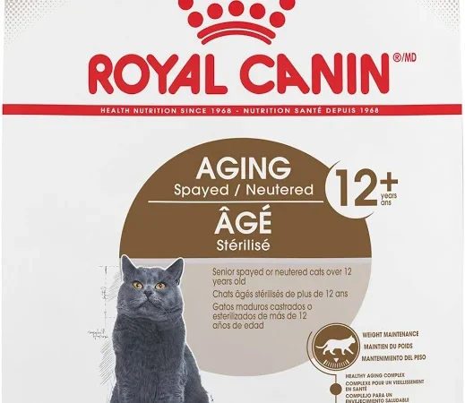 Royal Canin Feline Senior Dry Cat Food Health Nutrition, Aging Spayed/Neutered 7LB