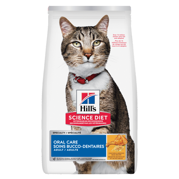 Hills Science Diet Adult Oral Care Chicken & Brown Rice Recipe Cat Food
