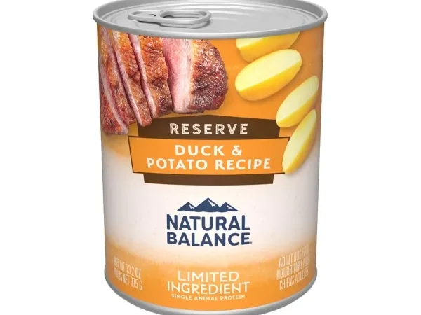 Natural Balance Limited Ingredient Reserve Wet Dog Food – Duck & Potato Recipe 375g