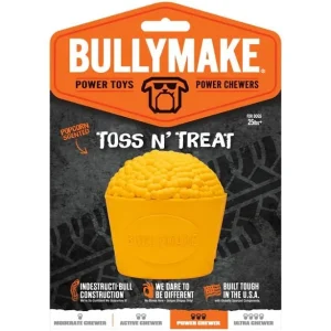 Bullymake Toss N'Treat Dog Toy - Popcorn