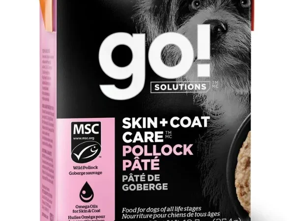 Go! Solutions Skin & Coat Care Pollock Pate with Grains Recipe 12.5oz