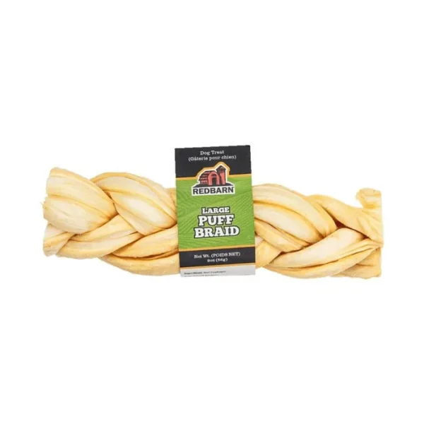 Red Barn Dog Chew - Puff Braid