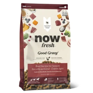 Now Fresh Good Gravy Recipe for Senior Dogs - Beef Coated in Bone Broth