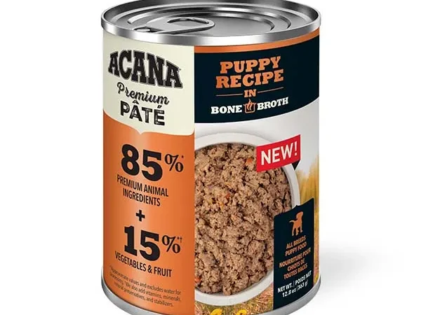 Acana Premium Pâté Wet Puppy Food – Chicken Recipe in Bone Broth 12.8oz