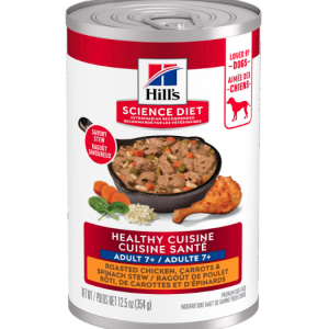 Hill's Science Diet Healthy Cuisine Roasted Chicken, Carrots & Spinach Stew Adult 7+ Dog Food