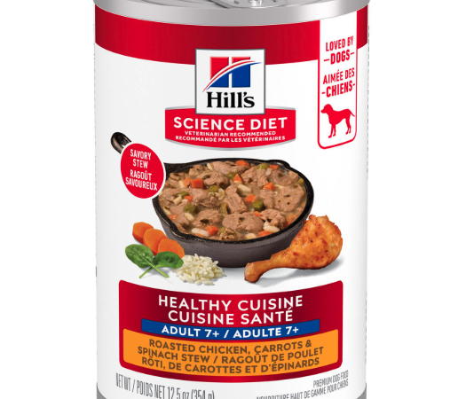 Hill’s Science Diet Healthy Cuisine Roasted Chicken, Carrots & Spinach Stew Adult 7+ Dog Food